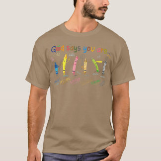 Camiseta God Says You Are Funny Christian Girl Jesus God Lo