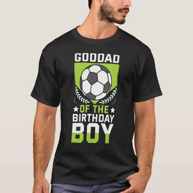 Camiseta Goddad Da Equipe De Jogador De Futebol De Aniversá (Frente)