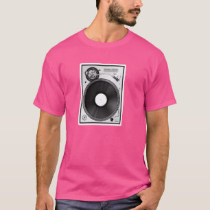 Camiseta Goddad Turntables DJ Shirt Vinyl Record Player