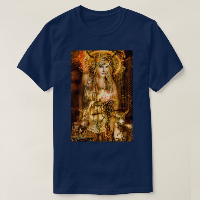 Camiseta Goddess Brigid T (Frente do Design)