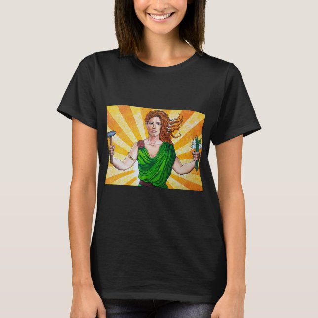 Camiseta Goddess Brigid T-shirt (Frente)