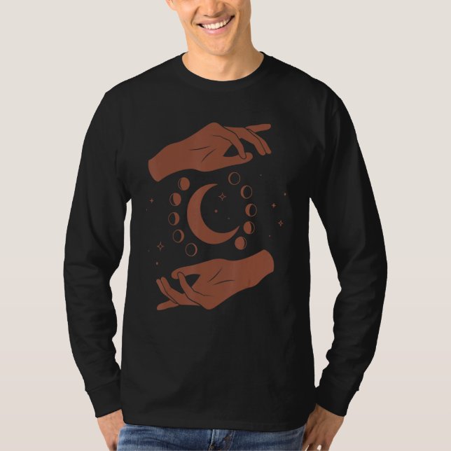 Camiseta Goddess Healing Hands Moon Light Worker (Frente)