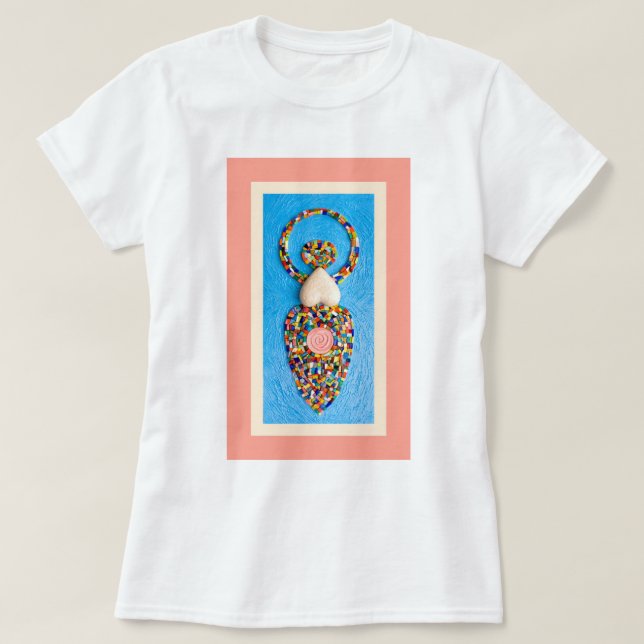 Camiseta Goddess Mosaic (Frente do Design)