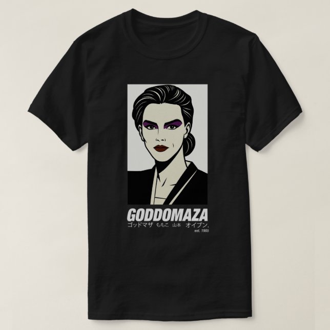 CAMISETA GODDOMAZA EST. 1985 PT. 1 HOMENS PRETO (Frente do Design)