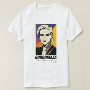 CAMISETA GODDOMAZA LESTE. 1985 TÊM BRANCO DE HOMENS COLORID