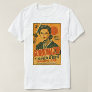 Camiseta GODDOMAZA SAMURAI MOVIE POSTER 4 T-Shirt