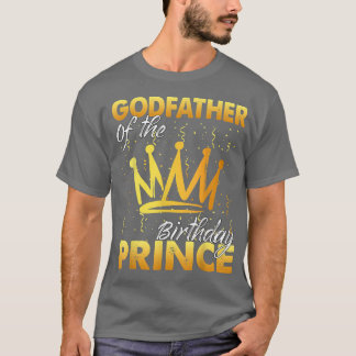 Camiseta Godfather of the Birthday Prince Boys Son Birthday