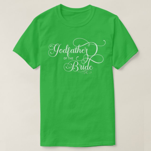 Camiseta Godfather of the Bride (Wedding Party)  (Frente do Design)