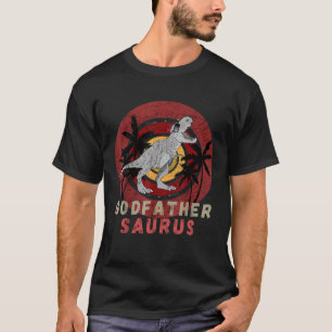Camiseta Godfathersaurus Dinosaur Birthday Bday Família Din