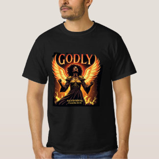 Camiseta Godly Rise - Mulher Forte (Provérbios 24:16)