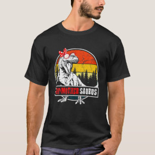 Camiseta Godmothersaurus Dinossaur Engraçado Madrinha Sauru