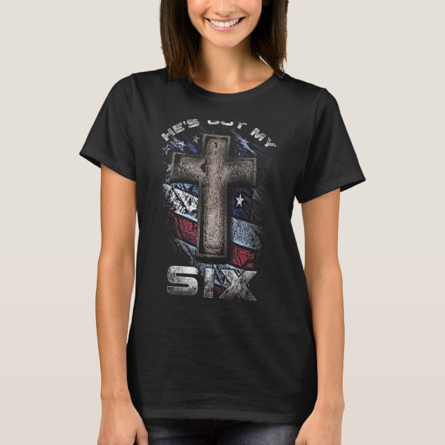Camiseta God's Got My Six!  (Frente)