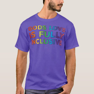 Camiseta Gods Love é totalmente inclusivo com suporte a LGB