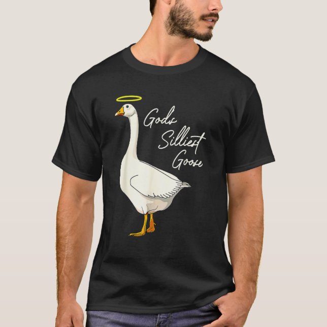 Camiseta God's Silliest Goose God's Silliest Goose Duck  Te (Frente)
