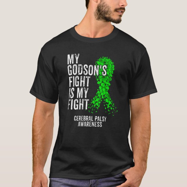 Camiseta Godson luta contra o meu guerreiro cerebral da Cp (Frente)