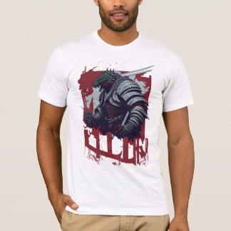 Camiseta Godzilla Samurai Warrior em Samurai Armor