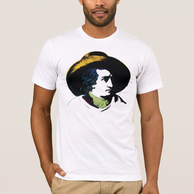 Camiseta Goethe retro (Frente)