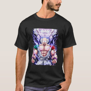 CAMISETA GOHAN CHAD CALVO BRANCO PODER BEAST FINAL RPG F