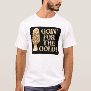 Camiseta Goin para o t-shirt Dourado do Lt
