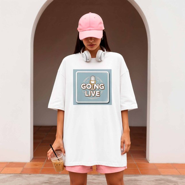 Camiseta Going Live - Content Creator (Criador carregado)
