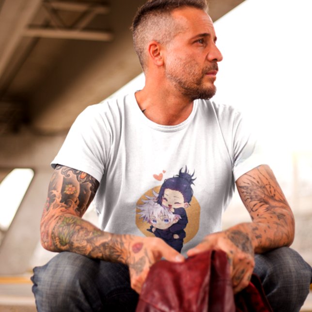 Camiseta "Gojo Satoru Jujutsu Kaisen Anime T-Shirt - Limite (Criador carregado)