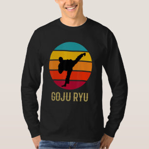 Camiseta Goju Ryu Karate Mão Vintage Artes Marciais Sunset