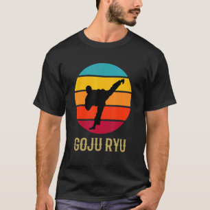 Camiseta Goju Ryu Karate Mão Vintage Artes Marciais Sunset