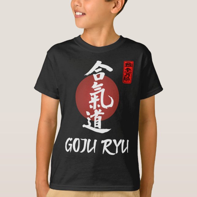 Camiseta Goju Ryu Karate Uniform Goju Ryu Uniform Calligrap (Frente)
