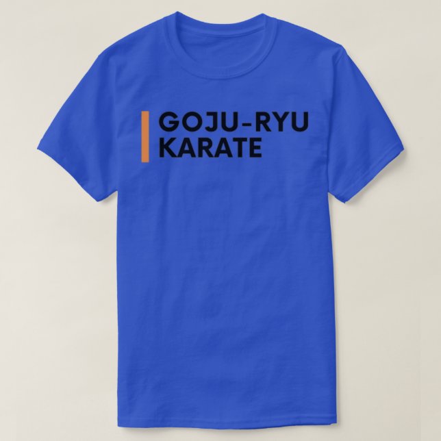 Camiseta GoJuRyu Orange (Frente do Design)