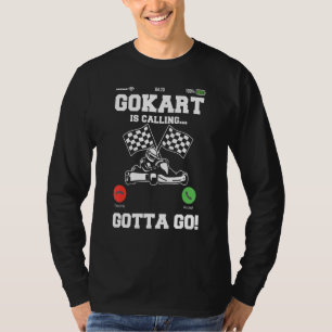 Camiseta Gokart Chama Kart Driver Go Kart Lap Race Tra