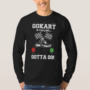 Camiseta Gokart Chama Kart Driver Go Kart Lap Race Tra
