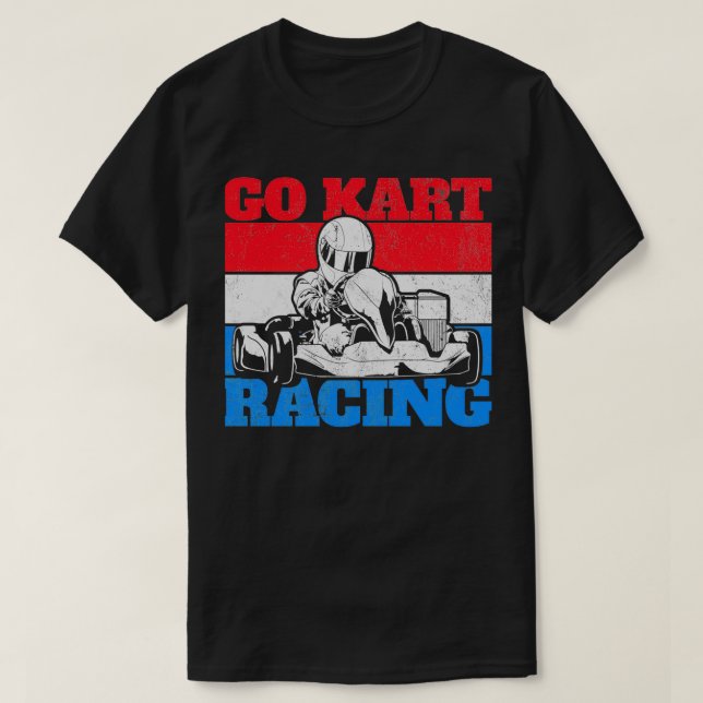 Camiseta GoKart Racing Gokart Karting (Frente do Design)
