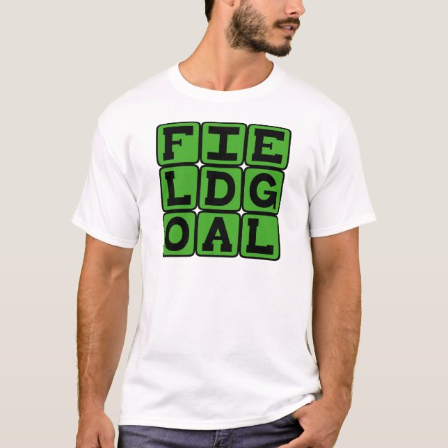 Camiseta Gol de Campo, 3 Pontos no Futebol (Frente)