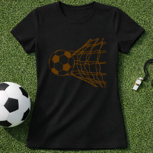Camiseta Gol de Futebol; Chute no Gol de Futebol