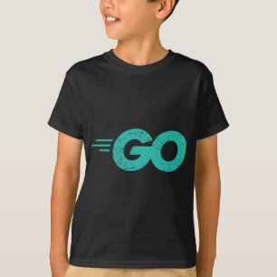 Camiseta Golang Go Programming Language - Logotipo Go para