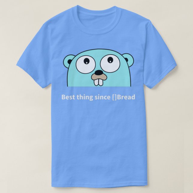 Camiseta golang gopher 1 (Frente do Design)