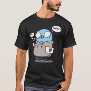 Camiseta Golang Gopher Developer e Sua Alma Clássica T-Shi