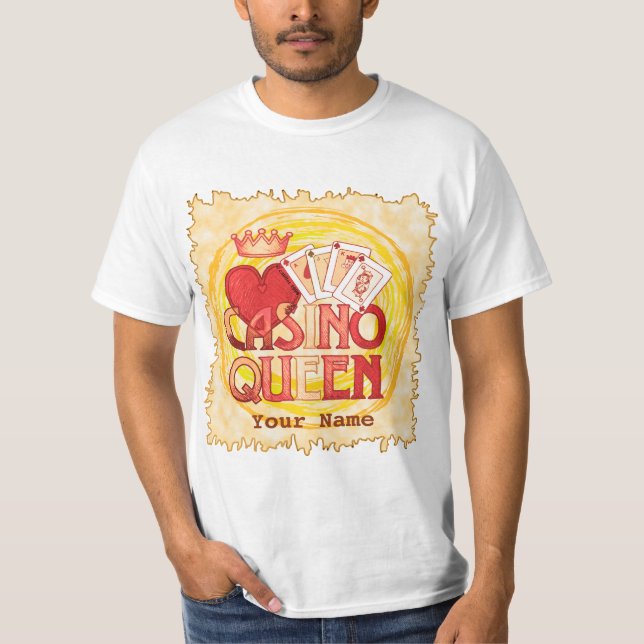 Camiseta Gold Casino Queen (Frente)