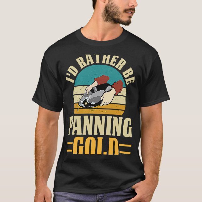 Camiseta Gold Prospector  Gold Miner Digger Treasure Huntin (Frente)