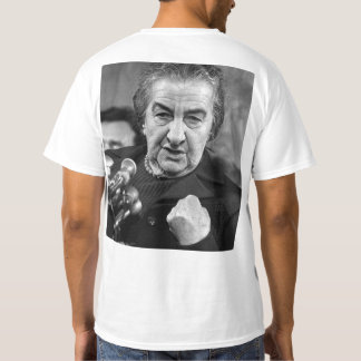 Camiseta Golda Meir era direita!