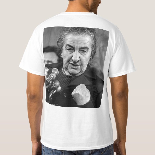 Camiseta Golda Meir era direita! (Verso)