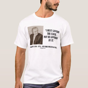 Camiseta Golda Meir eu devo governar as citações do pulso