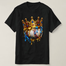 Golden Crown Drip Baseball King