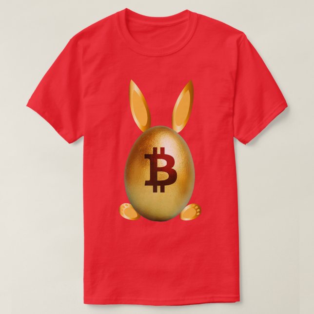 Camiseta Golden Easter Egg Bunny Ears Footprint Funny Crypt (Frente do Design)