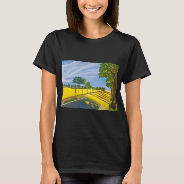 Camiseta Golden Fields and Path (Frente)