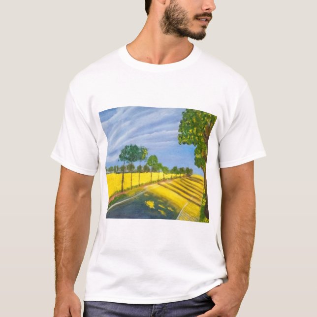 Camiseta Golden Fields and Path (Frente)
