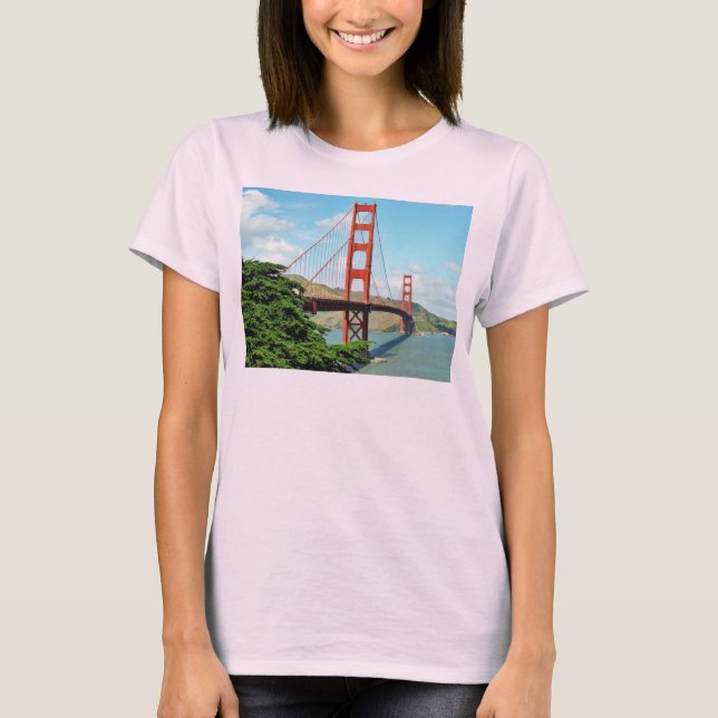 Camiseta Golden gate bridge em San Francisco (Frente)