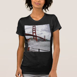 Camiseta Golden gate bridge em San Francisco visto do forte