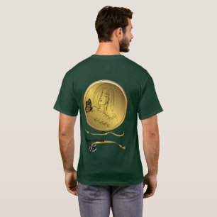 Camiseta Golden Girl Artwork - Retrato de Mulher V