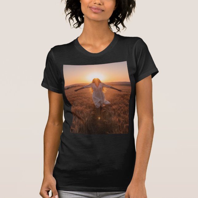 Camiseta Golden Horizon – Self-Love Rising (Frente)
